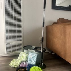 Tovars Easy Cleaning Split Bucket System Mop Set With Accessories 