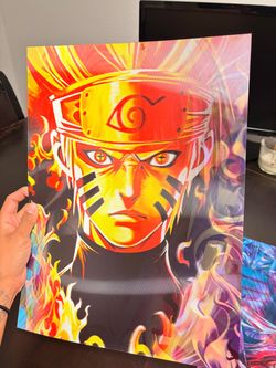 3 separate 3D “posters”