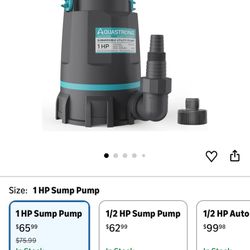 Aquastrong Sump Pump 