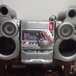 BIG BASS - JVC MXGT80 Giga Tube Stereo System 