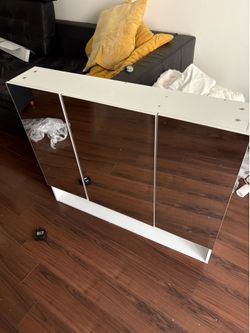 Medicine cabinet mirror