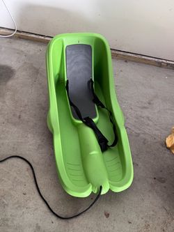 Infant Snow Sled with Seat and Rope