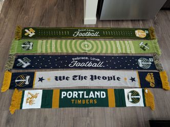 Portland Timbers Soccer Scarves