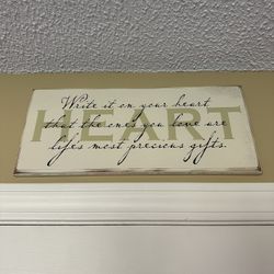 Inspirational Wall Hanging