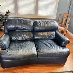 Comfy All Leather Sofa