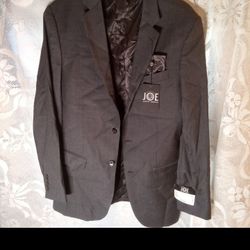 NWTGS Joseph Abboud Men's Custom Coat Blazer Dk Grey Sz42XL