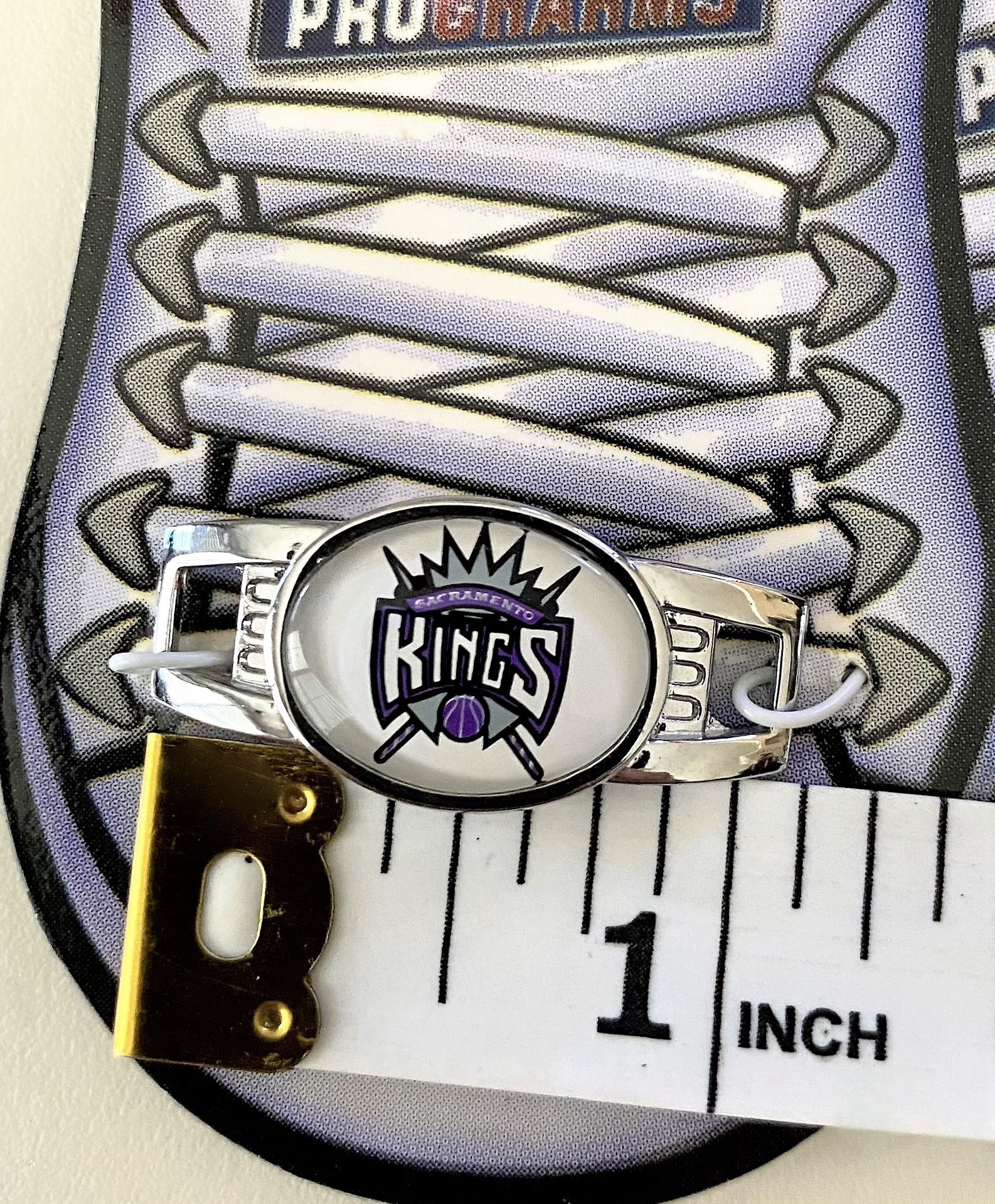 Sacramento Kings Basketball Shoelace Charms