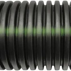 Black Polyethylene Corrugated Drainage Tubing for sale -  37’ for $15