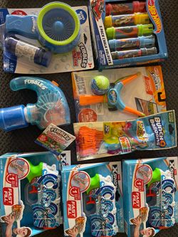 Summer Outdoor Water Toys Bundle Chalk Water Balloons Bubbles