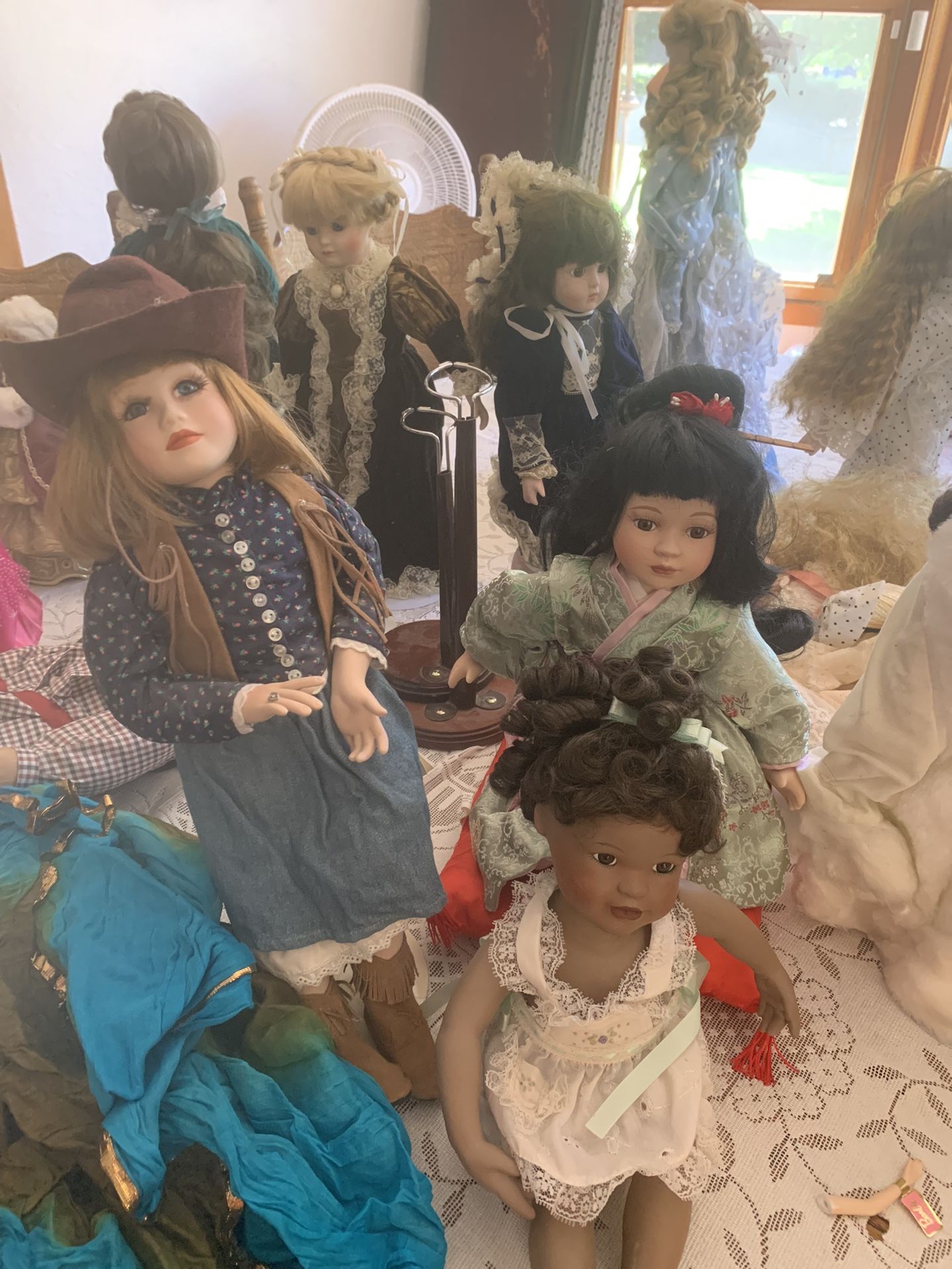 Porcelain Dolls $20.00 Each