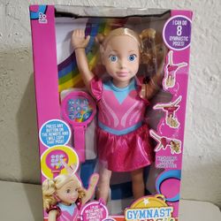 Gymnast Georgia Doll Electronic Poseable Remote Control Music Blonde Girl