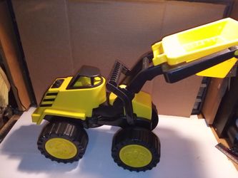 Plastic Toys Company Large Front End Loader Childrens Construction Toy