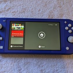 Nintendo Switch Lite Blue Purple Color 