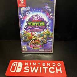 Teenage Mutant Ninja Turtles Splintered Fate Deluxe Edition Nintendo Switch NEW