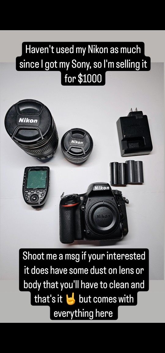 Nikon D750 $1300