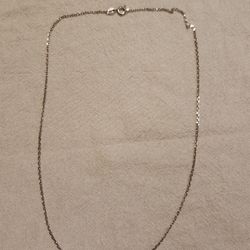 NEW Sterling Silver Necklace.  Length 17".  Bundle to save on shipping costs!  Please check out my other numerous items listed.  From a clean & smoke-
