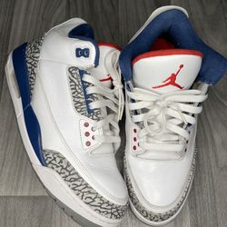 True Blue Jordan 3s