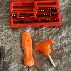 SNAP ON ratcheting, Screwdrivers, And Bit Kit
