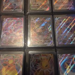 Eeveelution Vmax 9 Card Complete Set Pokemon Evolving Skies NM Umbreon Eevee