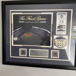 Yankees Final Game Plaque