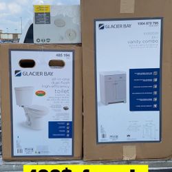 Glacier Bay Toilet Vanity And Shower Head
