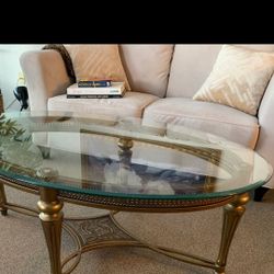 Elegant Glass Top Table 120