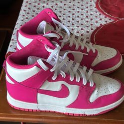 Nike Wmns Dunk ‘High ‘Pink Prime’ Size 8