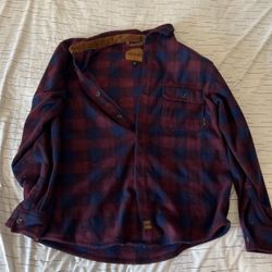 Venado Long Sleeve Button Down Fleece Shirt Men’s Size L