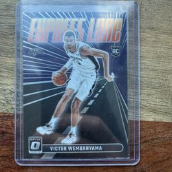 2023-24 Donruss Optic Express Lane Victor Wembanyama RC San Antonio Spurs 📈