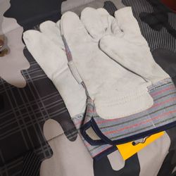 Work Leather Gloves 