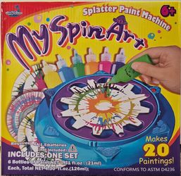 My Spin Art Splatter Paint Machine Kit