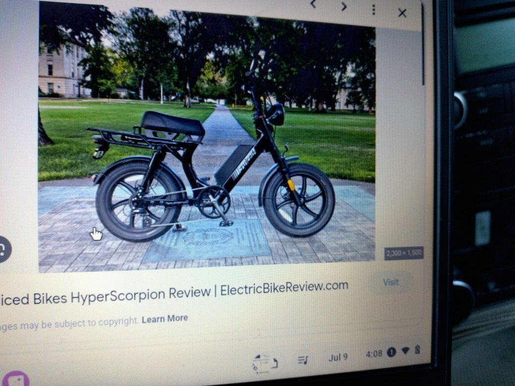 Juiced Hyper Scorpion Electric Bike Used Like New