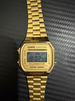 Casio gold watch