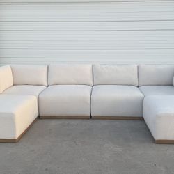 HENREDON FABRIC MODULAR SECTIONAL 
