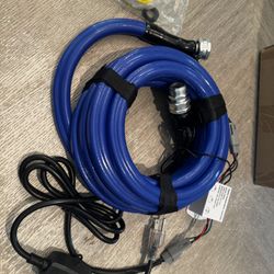 VEVOR 30ft Heated Water Hose for RV, Heated Drinking Water Hose Antifreeze to -45°F, Automatic Self-regulating, 5/8" I.D. with 3/4" GHT Adapter, Lead 