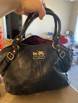 Black Signature Coach Bag