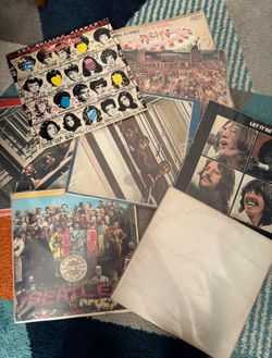 Beatles rolling stones vinyl records