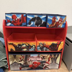 Spider Man Toy Organizer X2 $10 Each