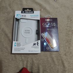iPhone 14 Plus  Case And Tempered Glass