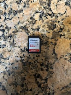 32GB SanDisk Ultra Plus SD card