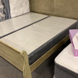 New Thick King Box Springs Was $375. Now $199 Perfect For That Higher Look. 