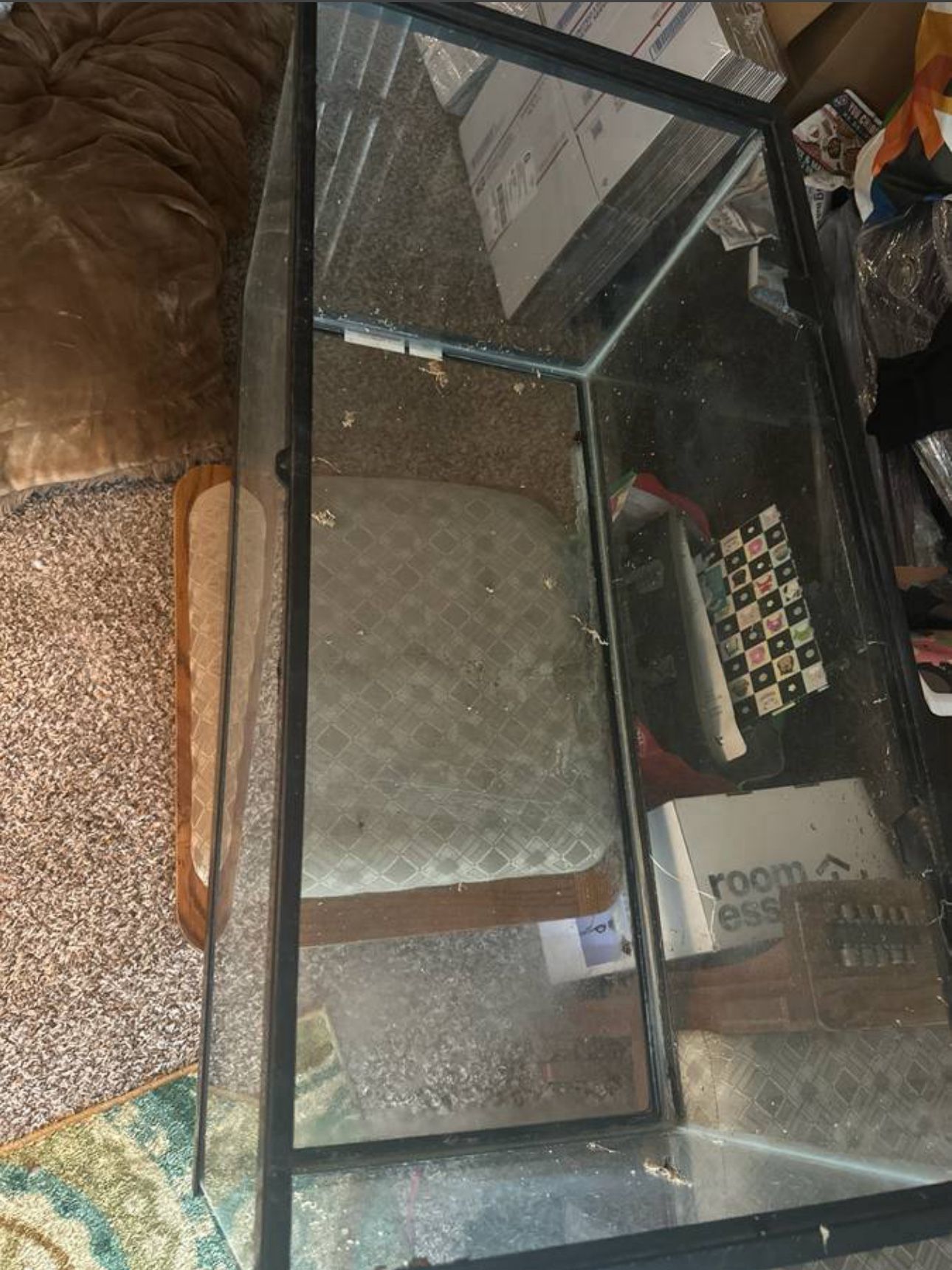 55 Gal Reptile Tank With Mesh Lid