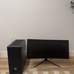 CyberPowerPC - AMD Ryzen 9 3900X  Memory - NVIDIA GeForce RTX 3 + MSI 34” Curved Monitor