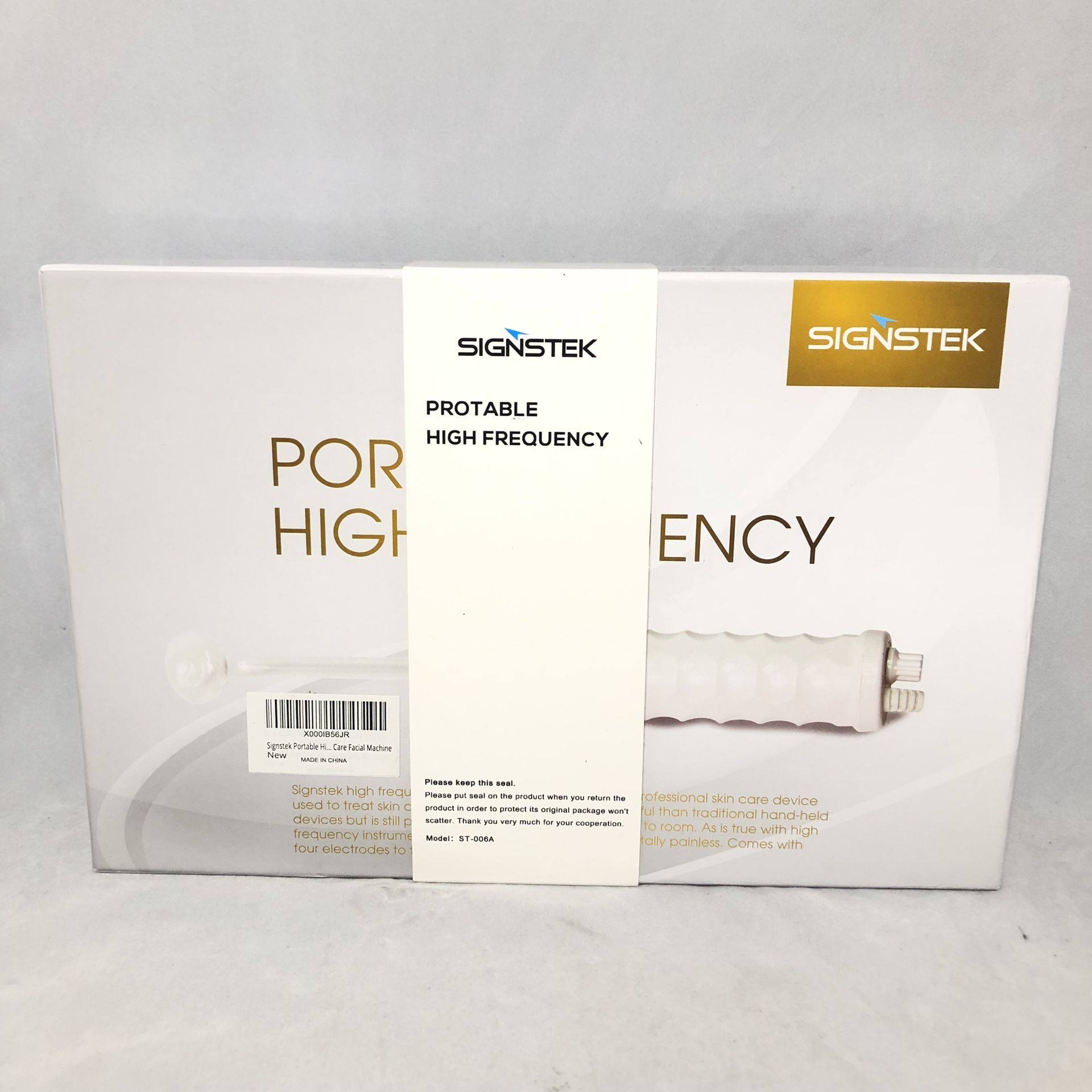 Signstek portable high frequency wand skin tightening acne spot