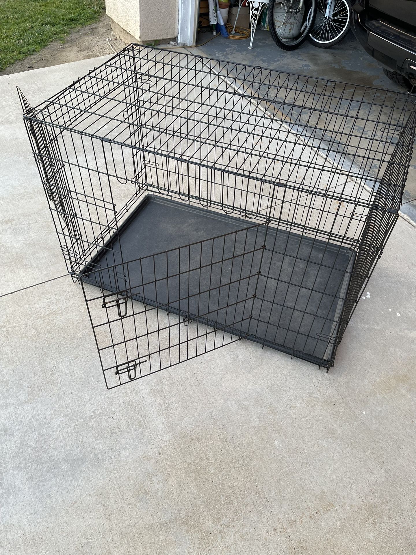 XL Double Door Dog Crate
