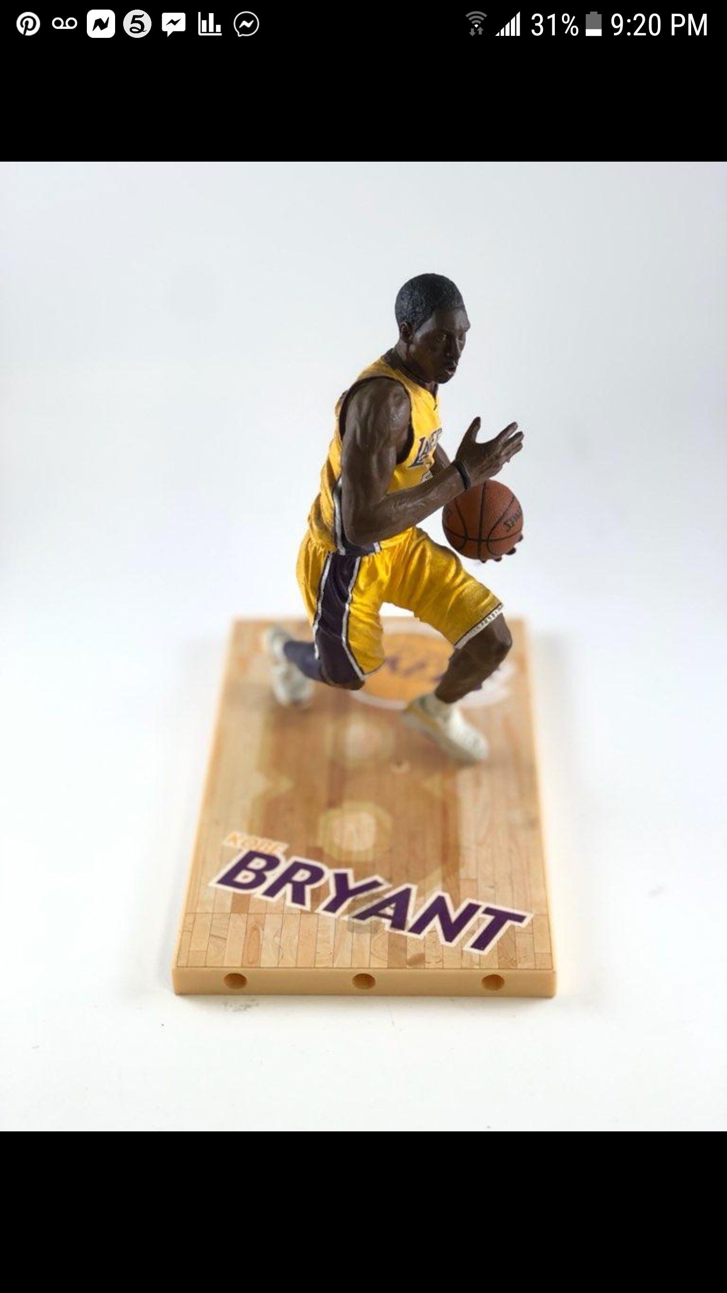 Los Angeles Lakers Kobe Bryant rare collectible basketball statue action figurine