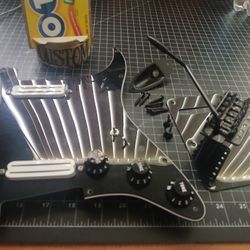 Seymour Duncan HOTRAILS LOADED PICKGUARD  /BLACK HDWR PKG DEAL....$200
