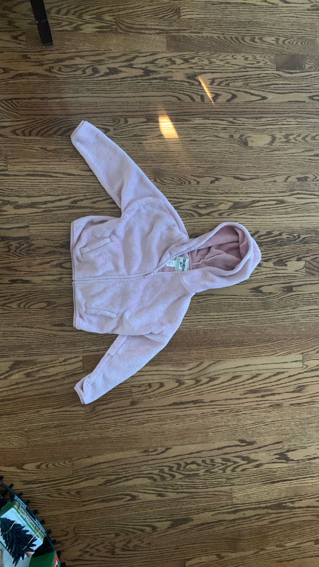 Oshkosh Girls Pink Fleece Hoodie Size 8