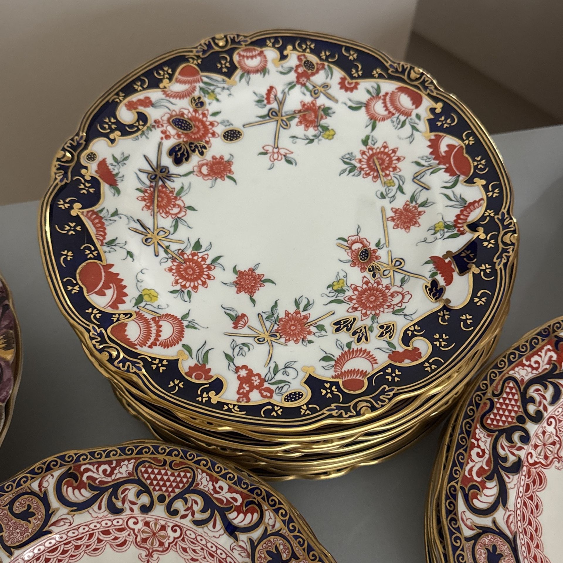 10 Vintage Plates Antique Royal Crown Derby IMARI 9259,All Products : American Fashion Style Bags On Sale