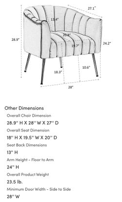 2 Identical Arm Chairs